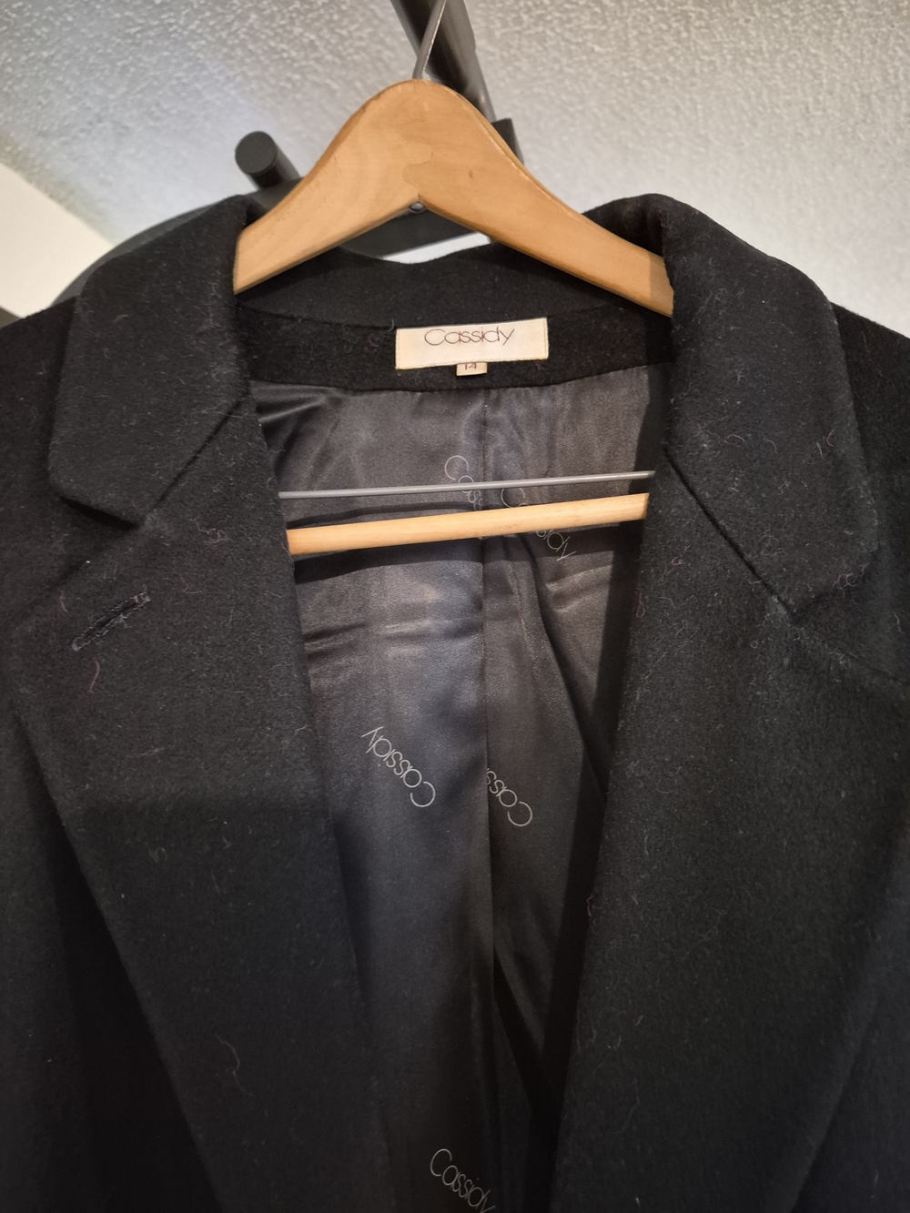 Cassidy Women's Black Pea Coat